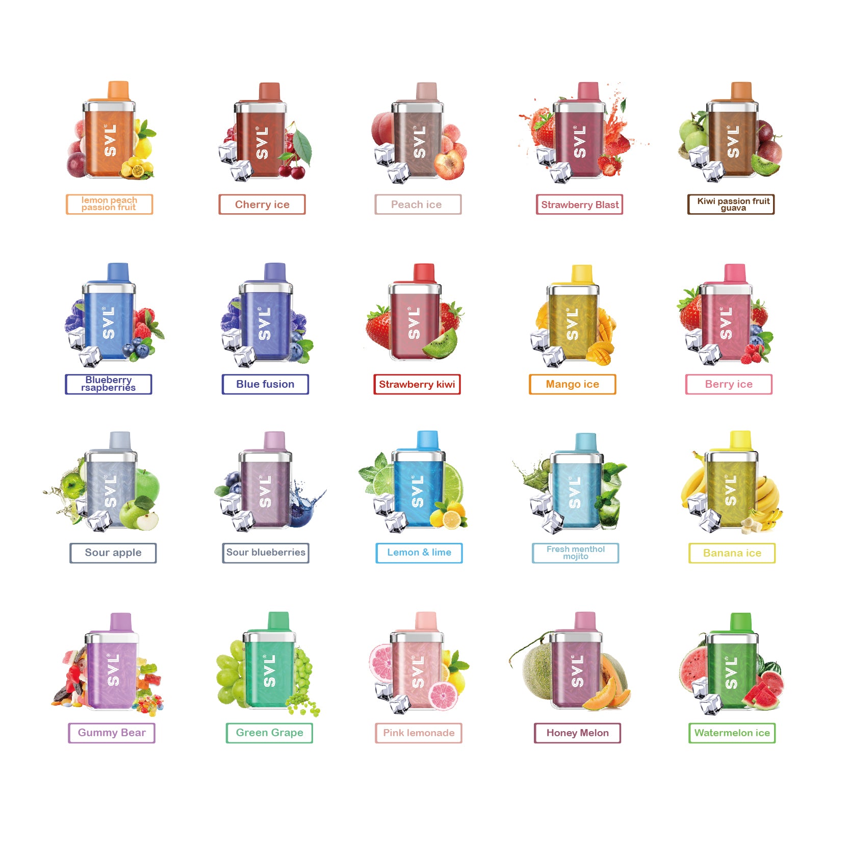 SVL Mini-Bar 600 Puffs 2ml SVL VAPE SVL Mini-Bar 600 Puffs 2ml SVL VAPE