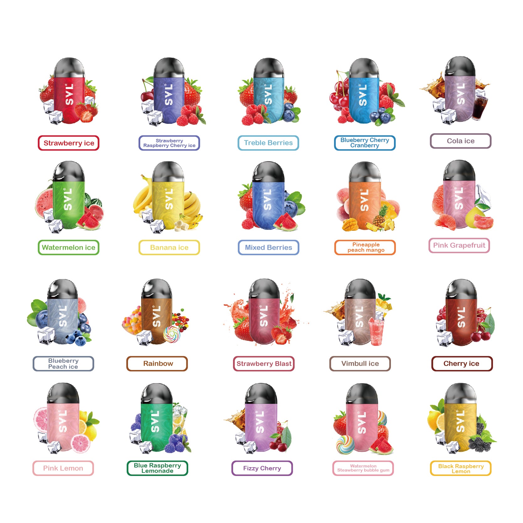 SVL Baby Disposable 600 Puffs 2ml SVL VAPE SVL Baby Disposable 600 Puffs 2ml SVL VAPE